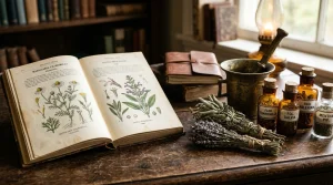 Historie léčivých rostlin: Od starověkého bylinkářství a klášterních zahrad po moderní fytoterapii 5 Historie léčivých rostlin herbář a starověká fytoterapie